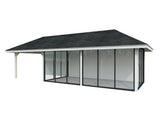 Bianca 218/518 (9x3m | 24.9m2) Glass Garden Room With Sliding Doors (Double Glazing Available)