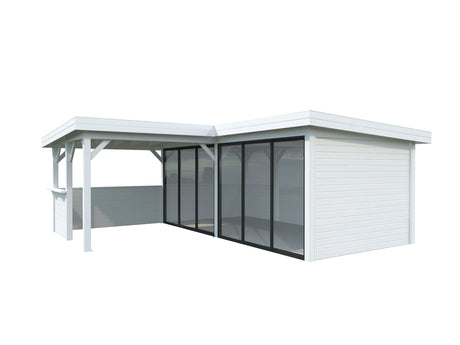 Lenna 422/722 (6x6m | 24.9m2) Glass Garden Room With Sliding Doors (Double Glazing Available)