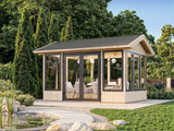 Isabella S (3x4m | 10,9m2 | 90mm) Modern Glass Pavilion with Aluminium Frames