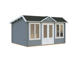 Claudia Pent M (4,2x3,2m | 11,5m2 | 34mm) Under 2.5m Clockhouse Style Log Cabin - Palmako UK
