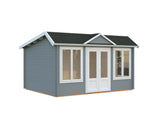 Claudia Pent M (4,2x3,2m | 11,5m2 | 34mm) Under 2.5m Clockhouse Style Log Cabin