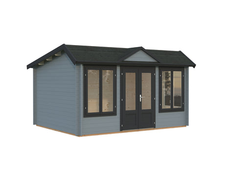 Claudia Pent M (4,2x3,2m | 11,5m2 | 34mm) Under 2.5m Clockhouse Style Log Cabin