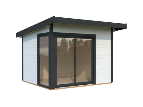 Andrea XS (3x2,7m | 7,5m2 | 44mm) Small Double Glazed Modern Garden Room