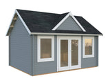 Claudia L (4,7x3,5m | 14,2m2 | 44mm) Clockhouse Style Log Cabin - Palmako UK