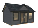 Claudia L (4,7x3,5m | 14,2m2 | 44mm) Clockhouse Style Log Cabin - Palmako UK