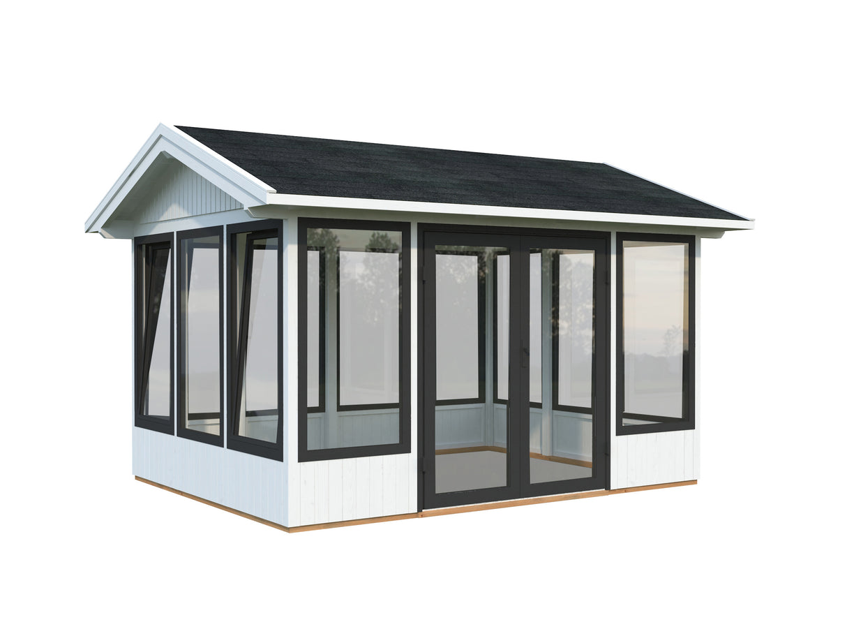 Isabella S (3x4m | 10,9m2 | 90mm) Modern Glass Pavilion with Aluminium Frames