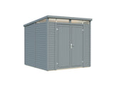 Elias S (2,2x2,3m|4,9m2|16mm ) Compact Wooden Storage Shed with High-Level Clerestory Windows - Palmako UK
