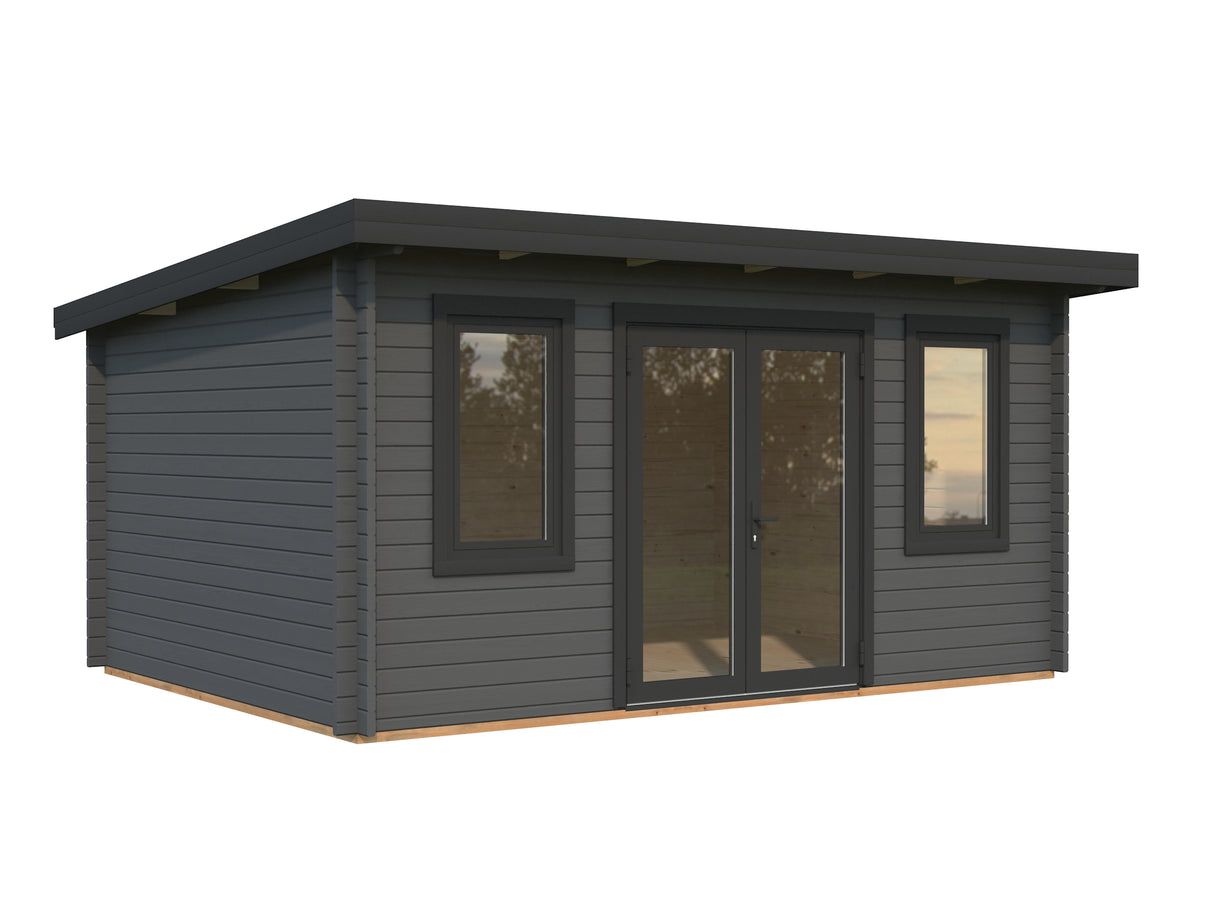 Lisandra M (4,7x3,5m|14,2m2|44mm ) Garden Room with Aluminium Doors and Windows