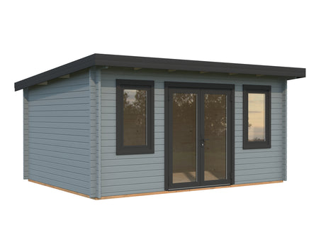 Lisandra M (4,7x3,5m|14,2m2|44mm ) Garden Room with Aluminium Doors and Windows