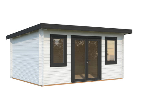 Lisandra M (4,7x3,5m|14,2m2|44mm ) Garden Room with Aluminium Doors and Windows