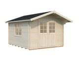 Sally S (3x3.6m | 10.2m2 | 44mm) Compact Nordic Style Traditional Log Cabin - Palmako UK