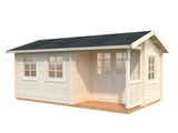 Susanna S (5.3x3.2m | 12.4m2 | 44mm) Traditional Homestead Log Cabin - Palmako UK