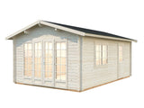 Irene M (3.8x5.7m | 19.0m2 | 44mm) Spacious Garden Log Cabin - Palmako UK