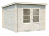 Ella (2.6x3.2m | 6.9m2 | 28mm) Small Pent Roof Summer House - Palmako UK