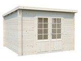 Ella (3.2x3.2m | 8.7m2 | 28mm) Pent Roof Garden House