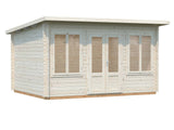 Lisa S (4x3m | 11.5m2 | 34mm) Pent Timber Garden Room - Palmako UK