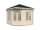 Melanie XS (2.8x2.8m | 6.9m2 | 44mm) Heavy Duty Corner Summer House