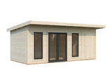 Aurelia XL (5,9x3m|16,7m2|44mm ) Modern Garden Room with Tool Shed - Palmako UK