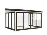 Lumi M (4,2x3m|11,6m2|120x120mm ) Glass Extension Attached Conservatory - Palmako UK