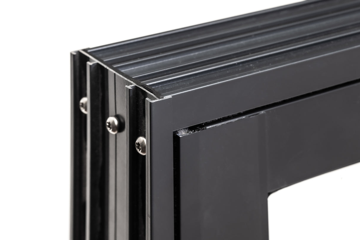 Lumi L (4,2x4,2m|16,6m2|120x120mm ) Attached Timber & Glass Conservatory