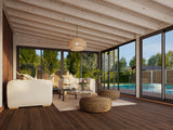 Lumi XL(5,8x4,2m|23,3m2|120x120mm ) Spacious Attached Glass Conservatory - Palmako UK