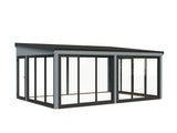 Lumi XL(5,8x4,2m|23,3m2|120x120mm ) Spacious Attached Glass Conservatory