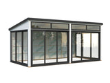 Saga M (5,8x3m|16,2m2|120x120mm ) Detached Modern Glass Conservatory