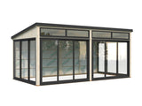 Saga M (5,8x3m|16,2m2|120x120mm ) Detached Modern Glass Conservatory