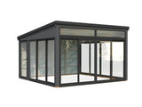Saga L (4,2x4,2m|16,6m2|120x120mm ) Detached Conservatory Summer House - Palmako UK