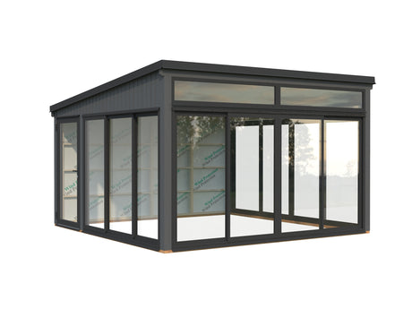 Saga L (4,2x4,2m|16,6m2|120x120mm ) Detached Conservatory Summer House