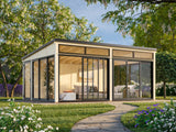 Saga XL (5,8x4,2m|23,3m2|120x120mm ) Spacious Modern Detached Conservatory - Palmako UK