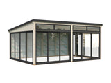 Saga XL (5,8x4,2m|23,3m2|120x120mm ) Spacious Modern Detached Conservatory