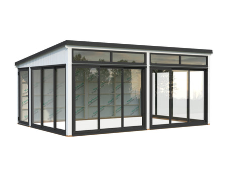 Saga XL (5,8x4,2m|23,3m2|120x120mm ) Spacious Modern Detached Conservatory