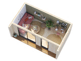 Rebekka S (5,6x3,4m|13,6m2|18mm ) Insulation-ready Nordic Tiny House - Palmako UK