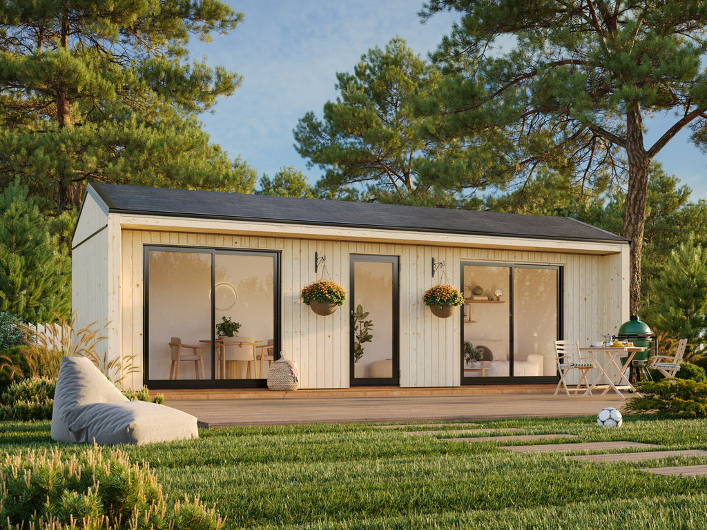 Rebekka L (9,x3,4m|22,4m2|18mm ) Spacious Insulation-ready Nordic Tiny House - Palmako UK