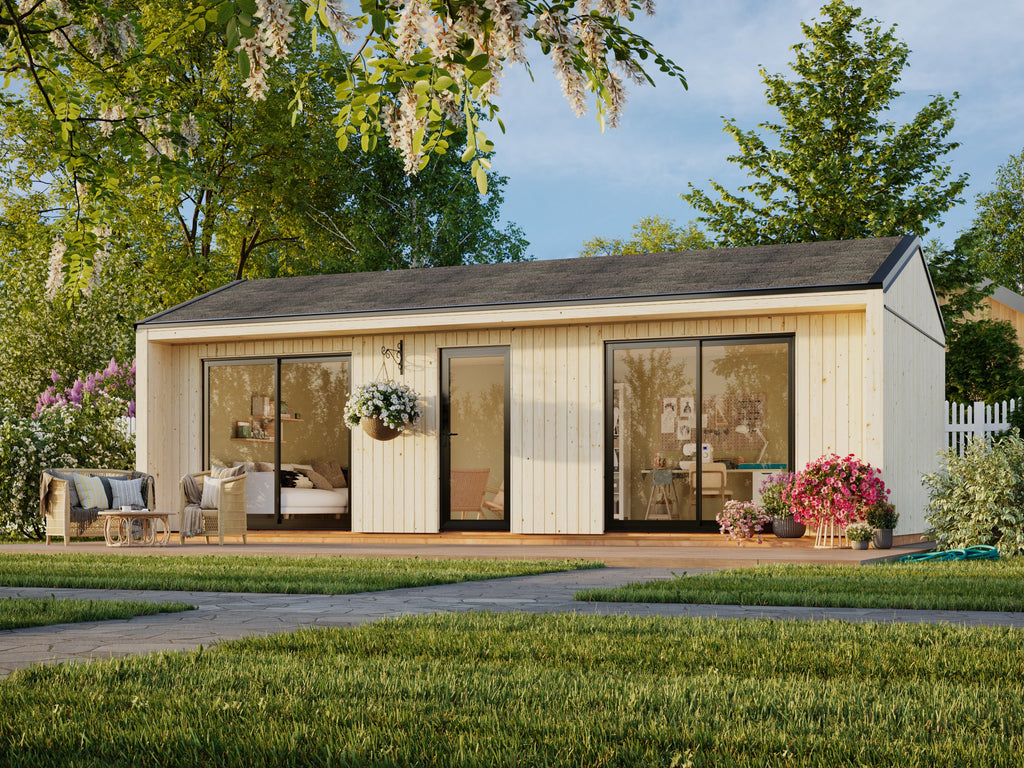 Rebekka XL (9,x4,5m|31,8m2|18mm ) Large Insulation-ready Nordic Tiny House - Palmako UK