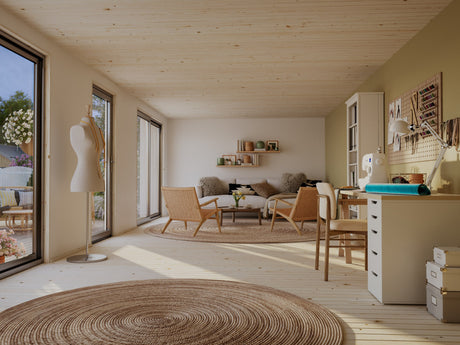 Rebekka XL (9,x4,5m|31,8m2|18mm ) Large Insulation-ready Nordic Tiny House