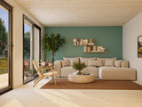 Johanna M (5,6x4,5m|19,4m2|18mm ) Nordic Tiny House - Insulation-ready - Palmako UK