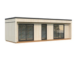 Johanna L (9,x3,4m|22,4m2|18mm ) Flat-roof Nordic Tiny House - Insulation-ready - Palmako UK