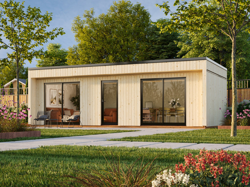 Johanna XL (9,x4,5m|31,8m2|18mm ) Spacious Modern Nordic Tiny House - Insulation-ready - Palmako UK