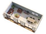 Johanna XL (9,x4,5m|31,8m2|18mm ) Spacious Modern Nordic Tiny House - Insulation-ready - Palmako UK