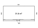 Johanna XL (9,x4,5m|31,8m2|18mm ) Spacious Modern Nordic Tiny House - Insulation-ready - Palmako UK