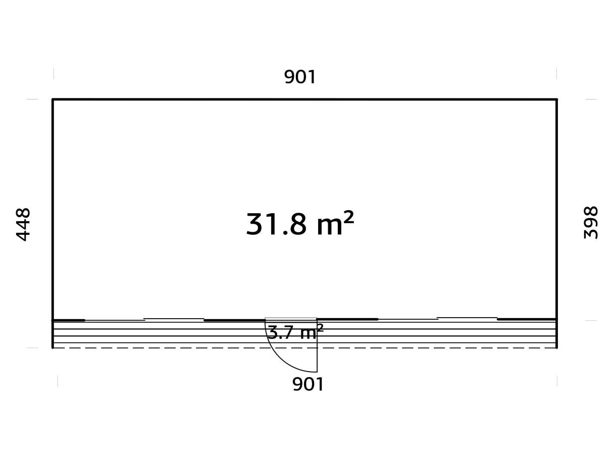 Johanna XL (9,x4,5m|31,8m2|18mm ) Spacious Modern Nordic Tiny House - Insulation-ready