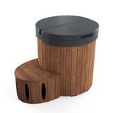 Isen  (d100cm | 1-Person) Wooden Cold Plunge Ice Bath (optional cooler) - Palmako UK