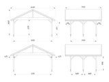Robert M (5.6x3.7m | 20.6m2) Double Carport or Large Pavilion