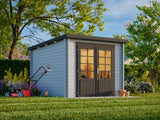 Ella (2.6x3.2m | 6.9m2 | 28mm) Small Pent Roof Summer House - Palmako UK