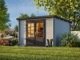 Ella (3.2x3.2m | 8.7m2 | 28mm) Pent Roof Garden House - Palmako UK
