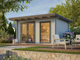 Heidi S (4.1x3m | 11.7m2 | 44mm) Modern Light Garden Room - Palmako UK