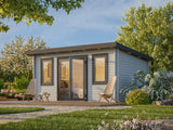 Lisandra M (4,7x3,5m|14,2m2|44mm ) Garden Room with Aluminium Doors and Windows - Palmako UK