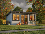 Lisandra L (5,5x4m|19,4m2|44mm ) Garden House with Aluminium Doors and Windows - Palmako UK